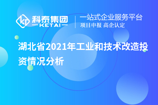 湖北省2021年工業和<a href=http://m.duckwijs.com/fuwu/jishugaizao.html target=_blank class=infotextkey>技術改造</a>投資情況分析