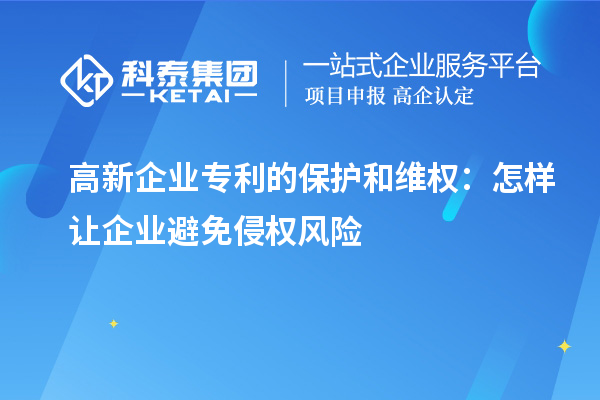 高新企業(yè)專利的保護(hù)和維權(quán)：怎樣讓企業(yè)避免侵權(quán)風(fēng)險(xiǎn)