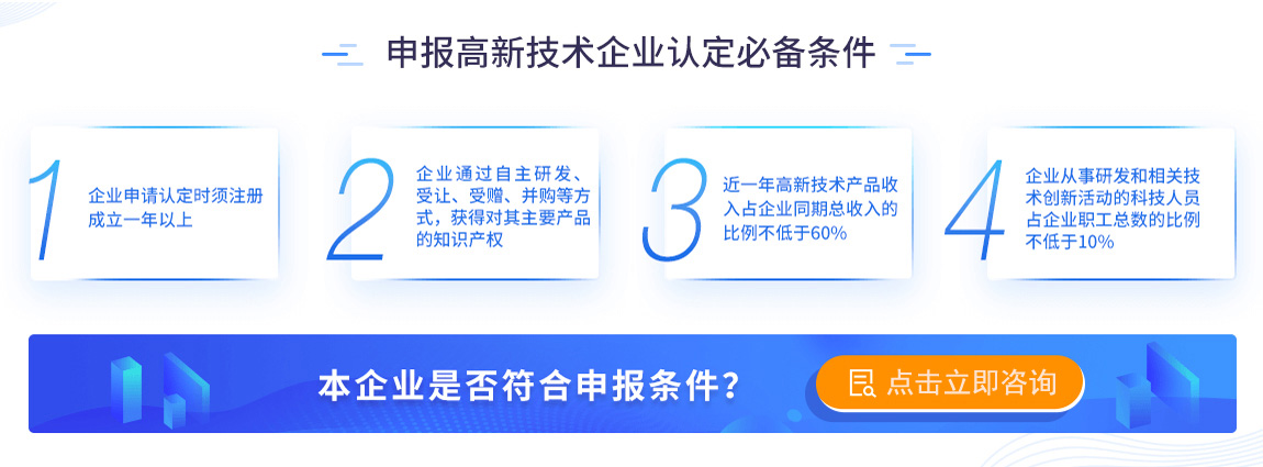 高新技術企業認定條件